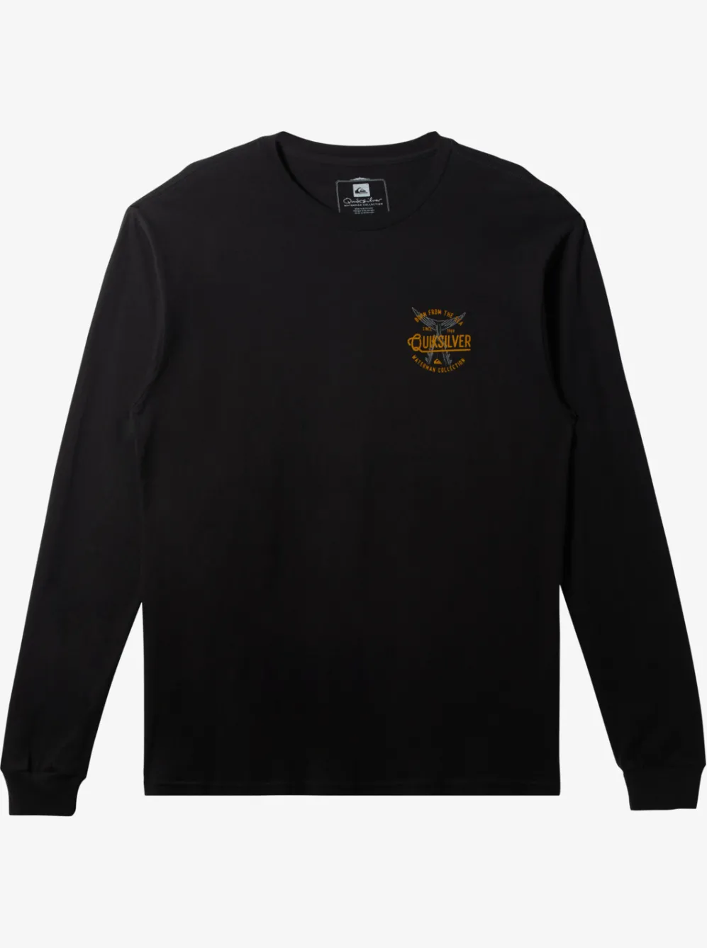 Quiksilver Tees|Waterman Tails Up Long Sleeve T-Shirt Black