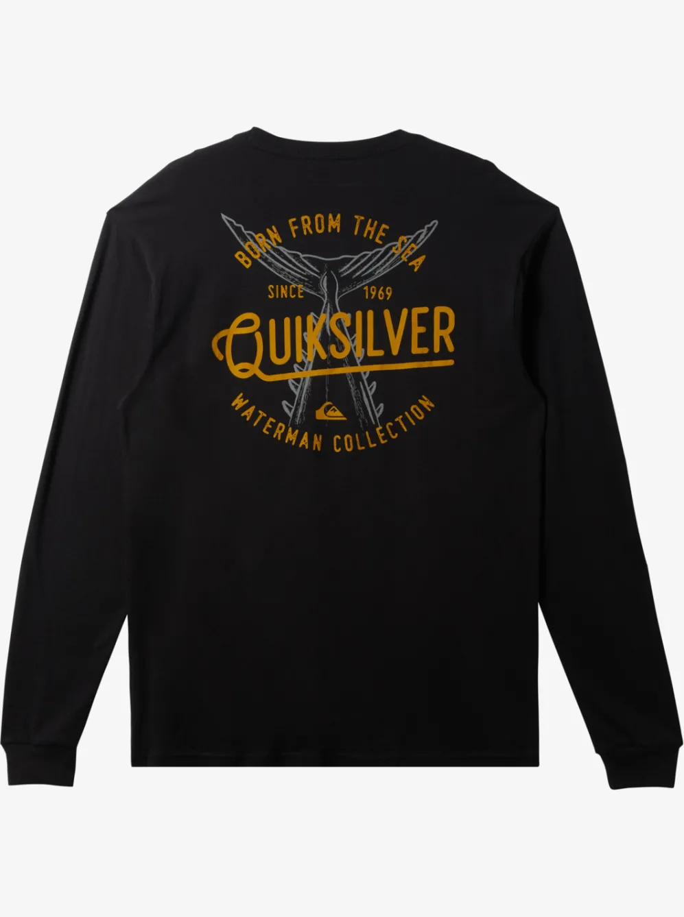Quiksilver Tees|Waterman Tails Up Long Sleeve T-Shirt Black