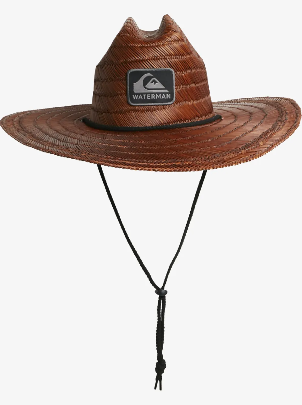 Quiksilver Hats|Waterman The Tier Straw Lifeguard Hat Dark Brown