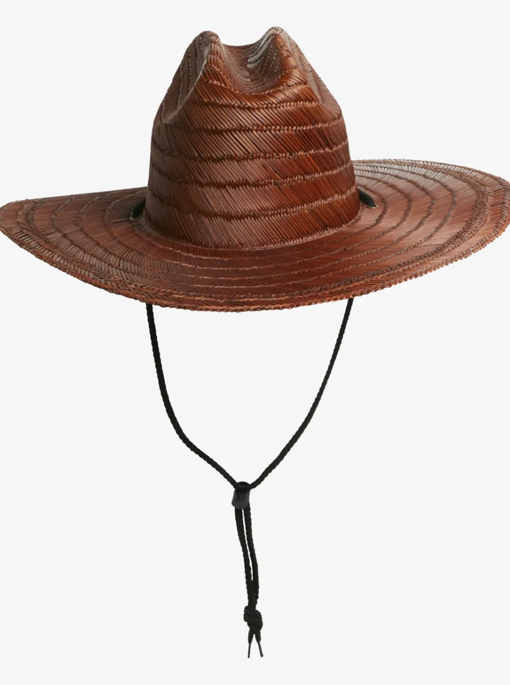 Quiksilver Hats|Waterman The Tier Straw Lifeguard Hat Dark Brown