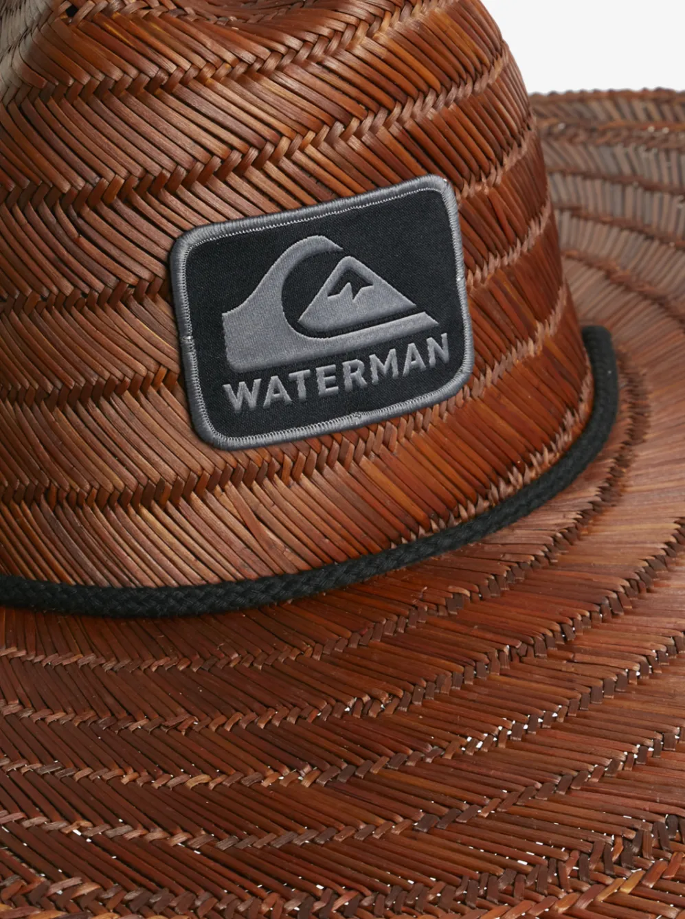Quiksilver Hats|Waterman The Tier Straw Lifeguard Hat Dark Brown