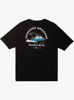 Quiksilver Tees|Waterman Todos Run T-Shirt Black