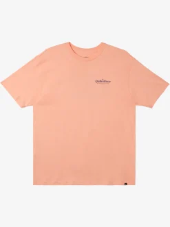 Quiksilver Tees|Waterman Trophy Catch Qt-Shirt Peach Pink