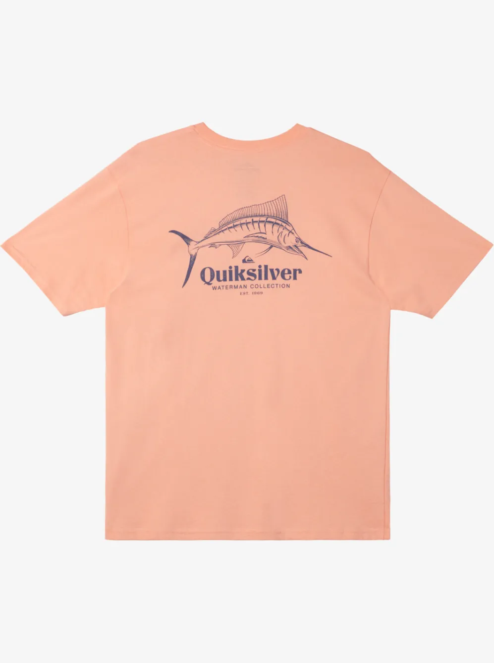 Quiksilver Tees|Waterman Trophy Catch Qt-Shirt Peach Pink