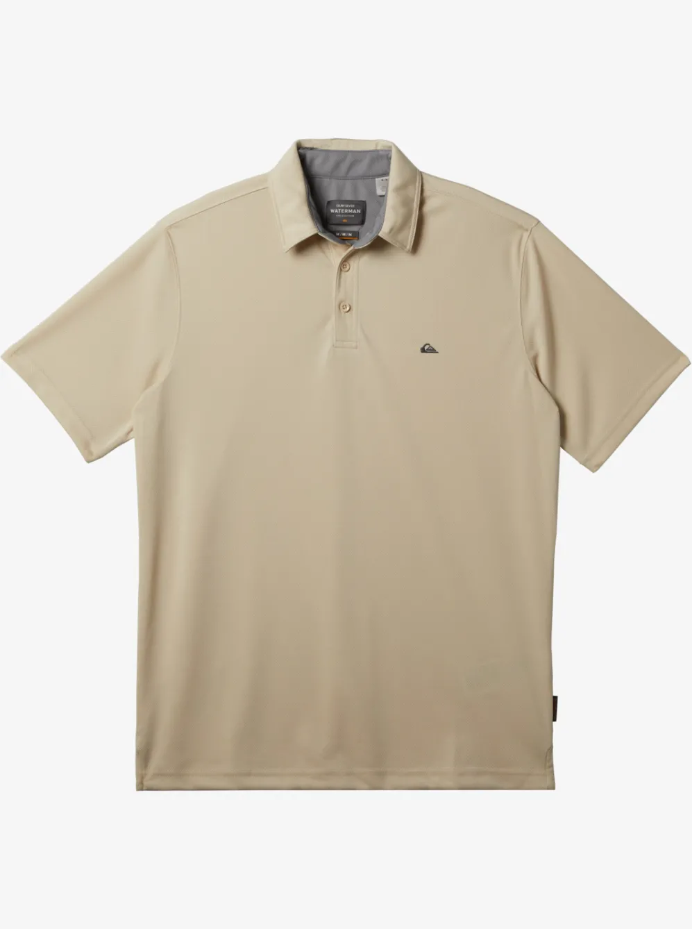 Quiksilver Shirts & Polos|Waterman Water Short Sleeve Polo Shirt Brown Rice