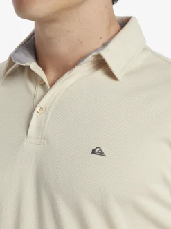 Quiksilver Shirts & Polos|Waterman Water Short Sleeve Polo Shirt Brown Rice