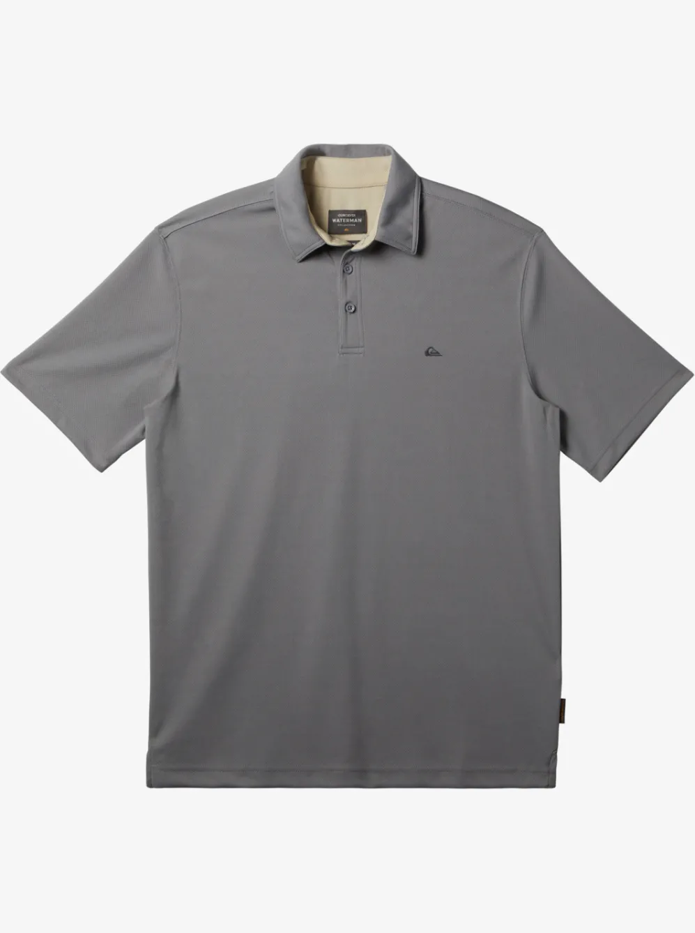 Quiksilver Shirts & Polos|Waterman Water Short Sleeve Polo Shirt Sharkskin