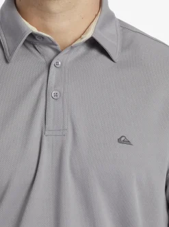 Quiksilver Shirts & Polos|Waterman Water Short Sleeve Polo Shirt Sharkskin