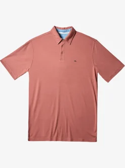 Quiksilver Shirts & Polos|Waterman Waterpolo Short Sleeve Polo Shirt Ash Rose