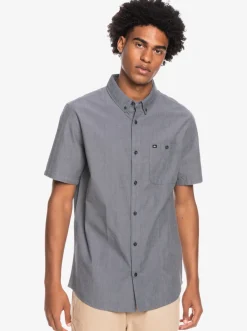 Quiksilver Shirts & Polos|Winfall Short Sleeve Shirt Black