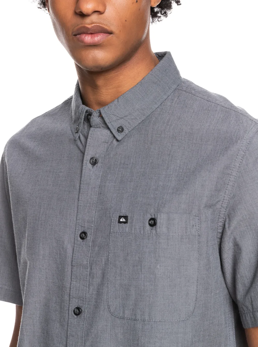 Quiksilver Shirts & Polos|Winfall Short Sleeve Shirt Black