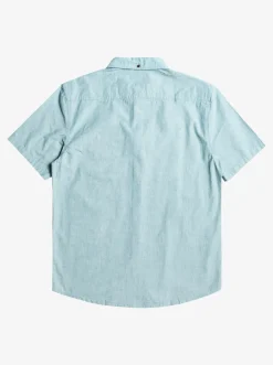 Quiksilver Shirts & Polos|Winfall Short Sleeve Shirt Moroccan Blue