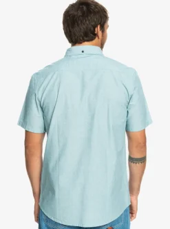 Quiksilver Shirts & Polos|Winfall Short Sleeve Shirt Moroccan Blue