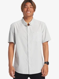 Quiksilver Shirts & Polos|Winfall Short Sleeve Shirt Sleet