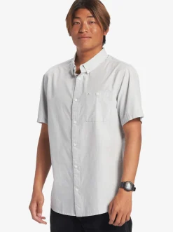 Quiksilver Shirts & Polos|Winfall Short Sleeve Shirt Sleet