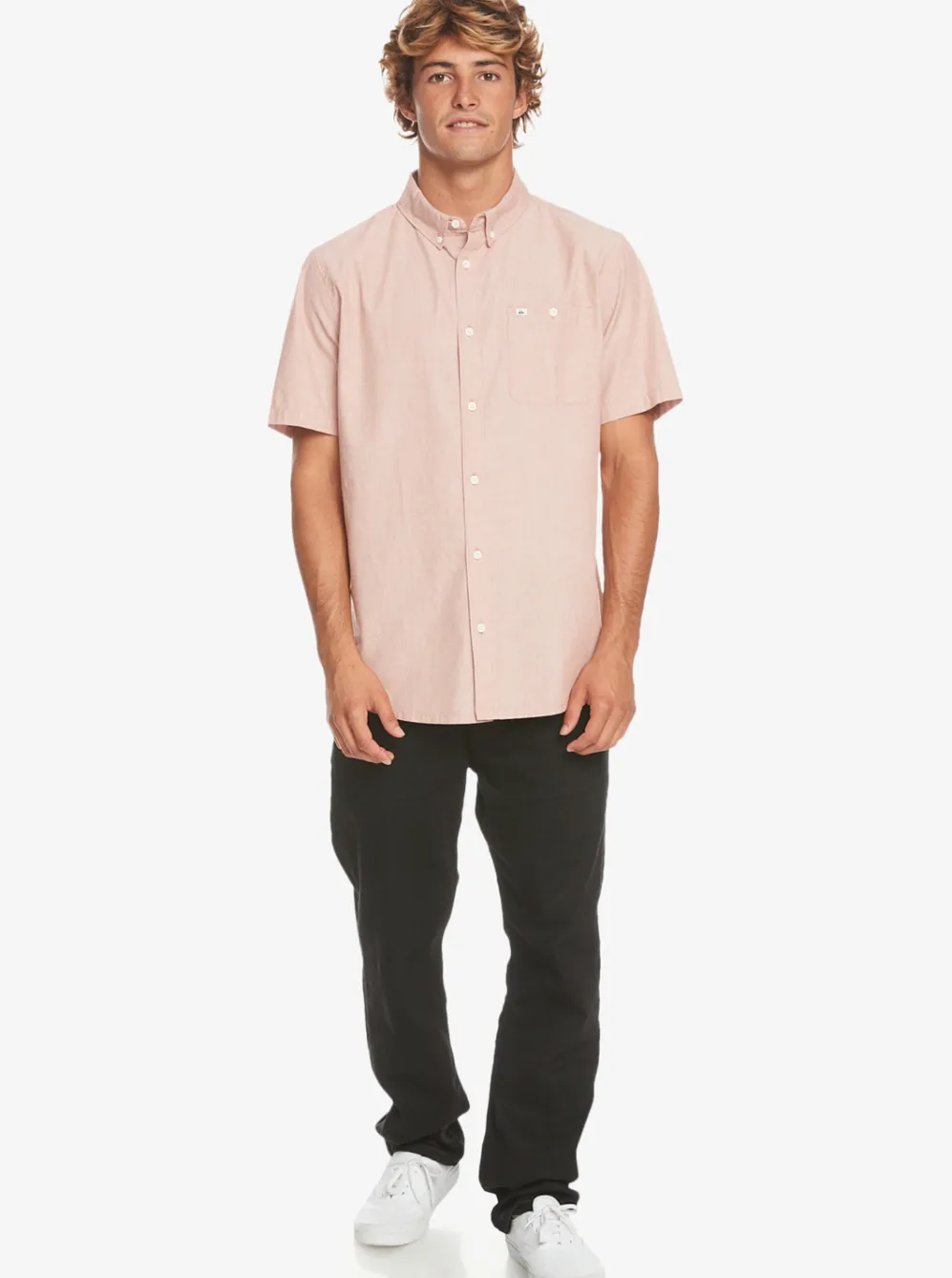 Quiksilver Shirts & Polos|Winfall Short Sleeve Shirt Baked Clay